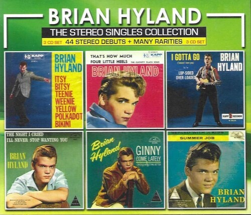 Brian Hyland Stereo Singles Collection - 3-Disc CD Album