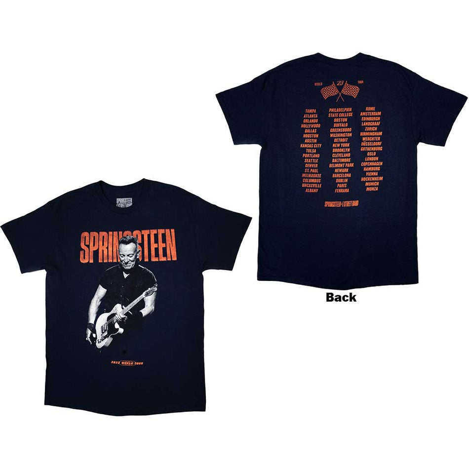 Bruce Springsteen Tour '23 Guitar Blue