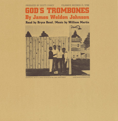 Bryce Bond God's Trombones By James Weldon Johnson - CD Album
