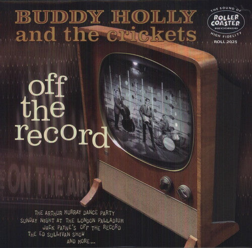 BUDDY HOLLY & THE CRICKETS Off the Record-On Air Live Performances 10' - Record Album - Vinyl LP