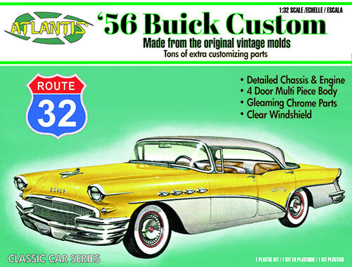 Buick Century Route 32 Classic Car Series - 1956 Buick Century Custom 1/32 Scale Model Kit - CD Album