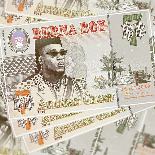 Burna Boy African Giant - Double Record Album - Vinyl LP