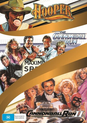 Burt Reynolds Coll (Hooper / Cannonball Run 1 & 2) Burt Reynolds 3-Movie Collection (Hooper / The Cannonball Run / Cannonball Run II) - 3-Disc DVD Set