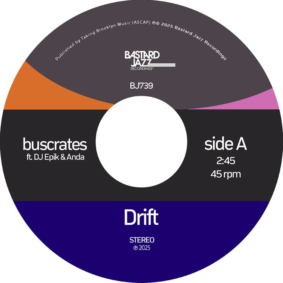 Buscrates Drift / Serenity (Transparent Vinyl)