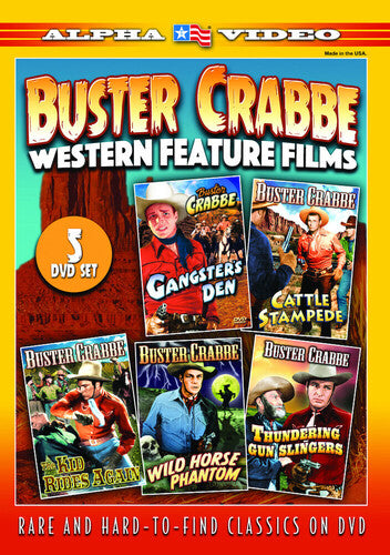 Buster Crabbe Western Feature Films Buster Crabbe Western Feature Films - 5-Disc DVD Set