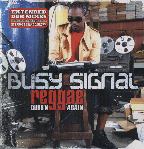 Busy Signals Reggae Dubb'n Again - Record Album - Vinyl LP