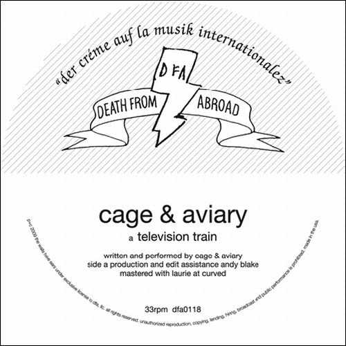 CAGE & AVIARY Television Train - Record Album - Vinyl LP