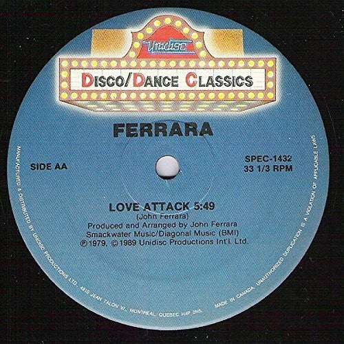 Calello/Ferrara Sing Sing Sing/Love Attack - Record Album - Vinyl LP