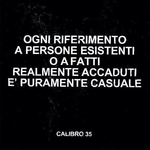 Calibro 35 Any Resemblance To Real Persons Or Actual Facts Is - Record Album - Vinyl LP