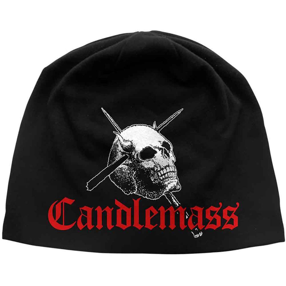Candlemass Skull & Logo Black