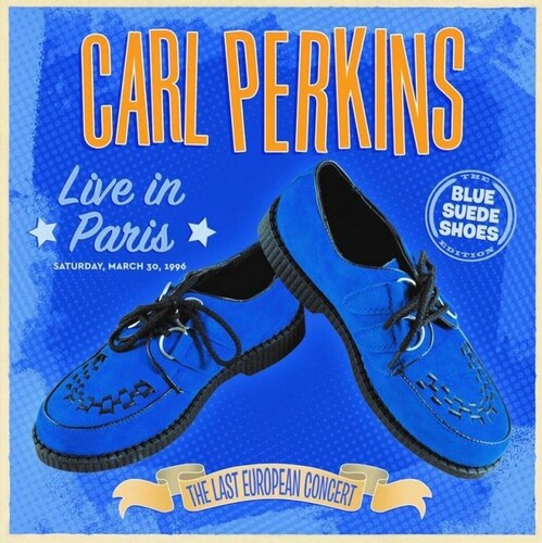 Carl Perkins Live In Paris - Double Record Album - Vinyl LP