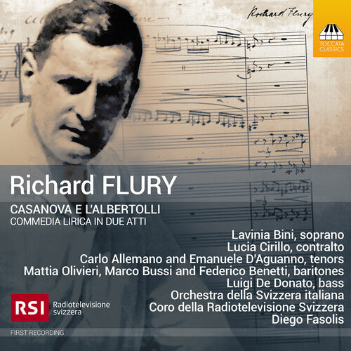 Carlo Allemano Flury: Casanova e l'Albertolli, Comedia lirica in due atti - 2-Disc CD Album