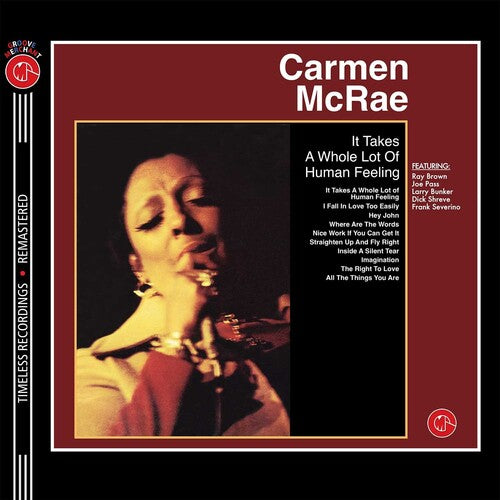 Carmen McRae It Takes A Whole Lot Of Human - Record Album - Vinyl LP