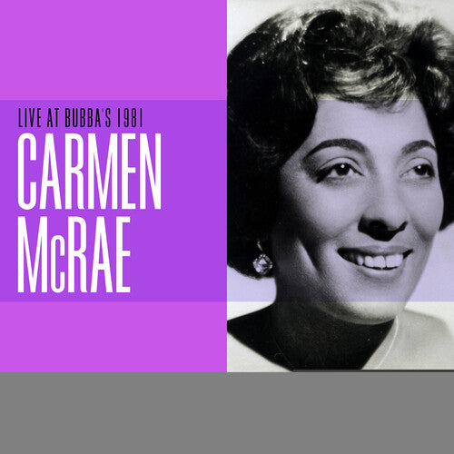 Carmen McRae Live at Bubba's 1981 - CD Album