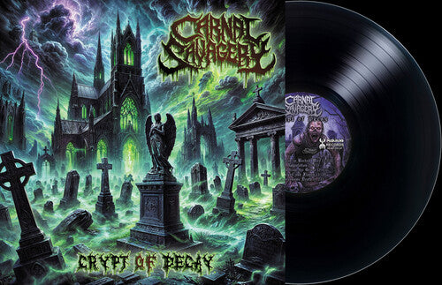 Carnal Savagery Crypt of Decay - Record Album - Vinyl LP