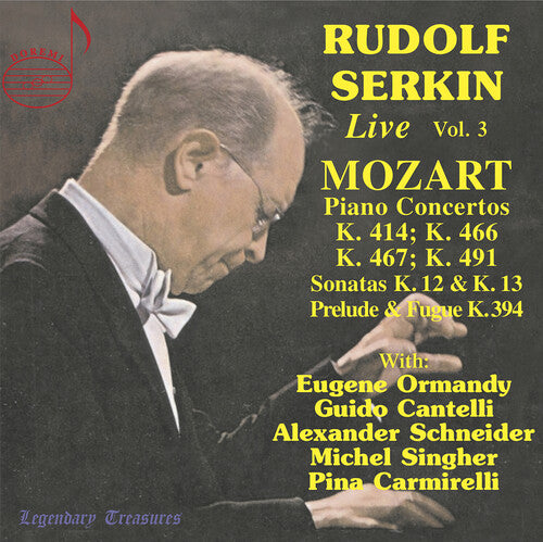 Casals Festival Rudolf Serkin Live - 2-Disc CD Album