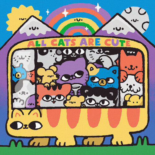 Catbeats All Cats Are Cute - Blue - Record Album - Vinyl LP