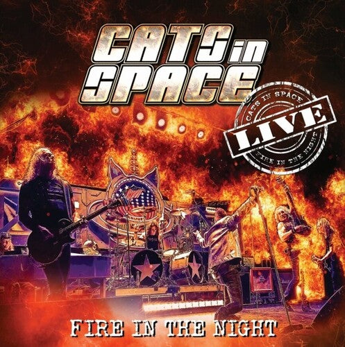 Cats in Space Fire In The Night: Live - Double Record Album - Vinyl LP