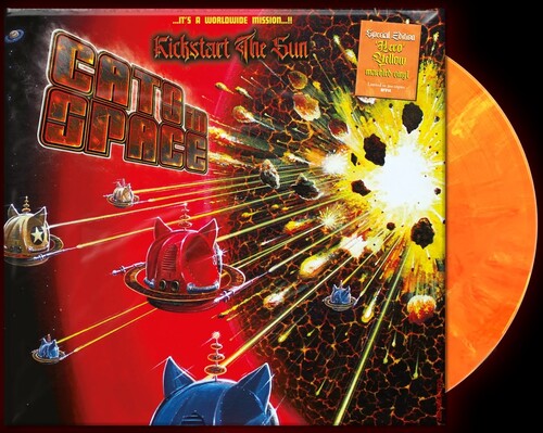 Cats in Space Kickstart The Sun - Record Album - Vinyl LP