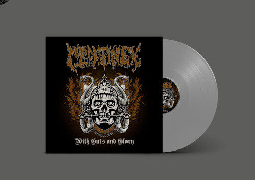 Centinex With Guts and Glory - Silver - Record Album - Vinyl LP