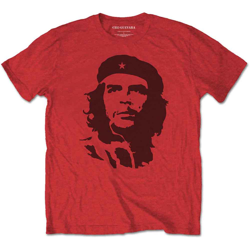 Che Guevara Black on Red Red