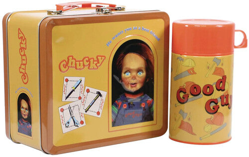 Child's Play Chucky Lunch Box Child's Play Chucky Good Guys Tin Lunch Box with Beverage Container