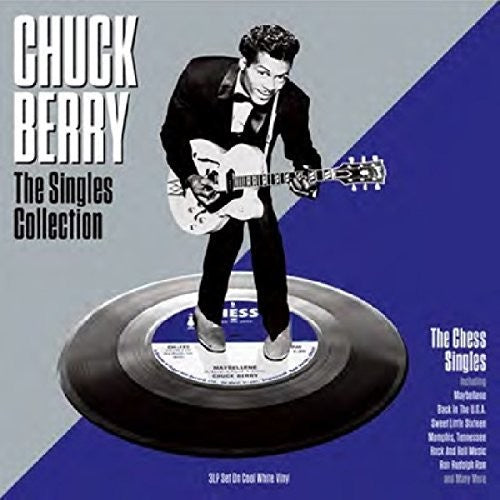 Chuck Berry Singles Collection (White Vinyl) - Triple Record Album - Vinyl LP