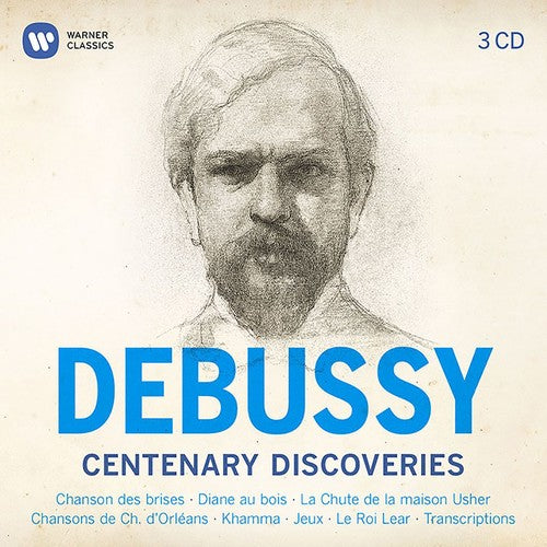 CLAUDE DEBUSSY Debussy Centenary Discoveries - 3-Disc CD Album