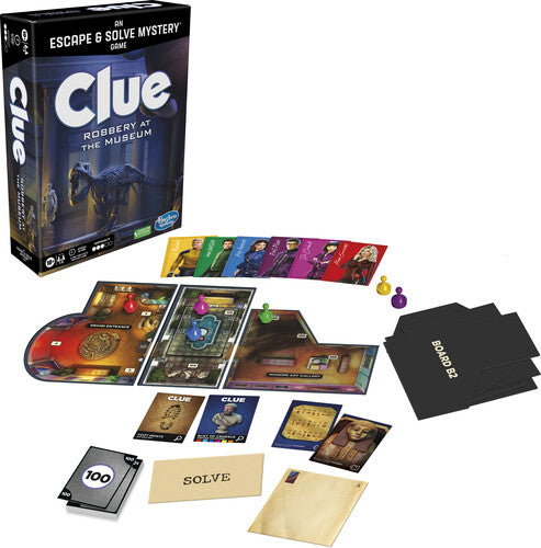 Clue: Robbery at the Museum - Escape & Solve Mystery Board Game
