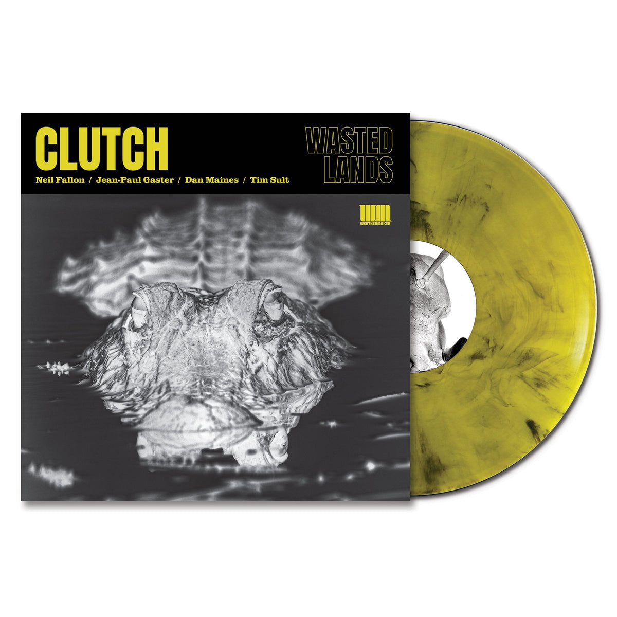 Clutch Wasted Lands (Indie Exclusive) [Yellow Black Marble Vinyl]