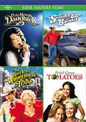 Coal Miner's Daughter / Smokey and the Bandit / The Best Little Whorehouse in Texas / Fried Green Tomatoes - 3-Disc DVD Set