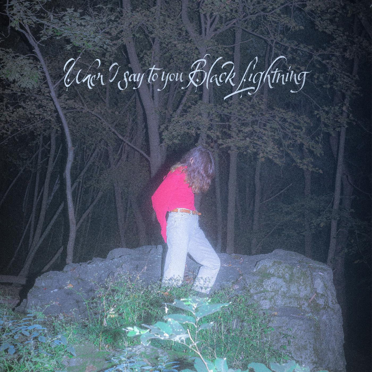 Common Holly When I say to you Black Lightning (BLUE VINYL)