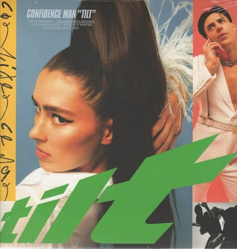 Confidence Man Tilt - Yellow - Record Album - Vinyl LP