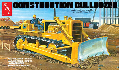 Construction Bulldozer AMT Construction Bulldozer 1/25 Scale Model Kit - CD Album