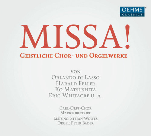 Cook, J. / Bader, Peter / Wolitz, Stefan Missa - CD Album