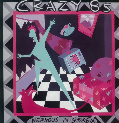 Crazy 8s Nervous in Suburbia - Record Album - Vinyl LP