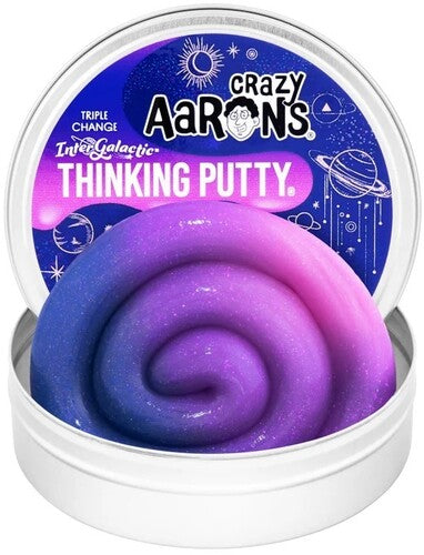 Crazy Aarons Thinking Putty Crazy Aaron's Thinking Putty Hypercolor Intergalactic - Full Size Tin