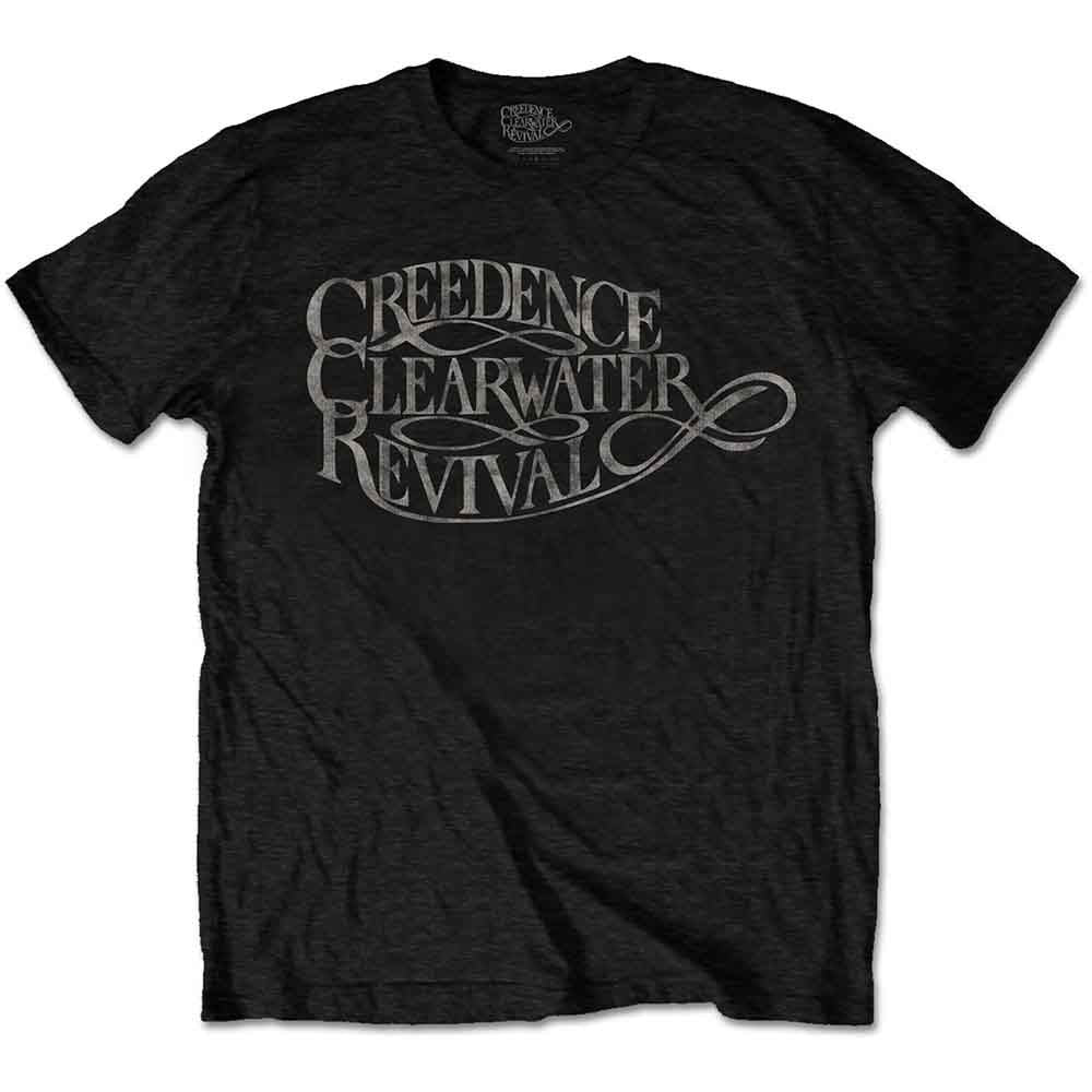 Creedence Clearwater Revival Vintage Logo Black
