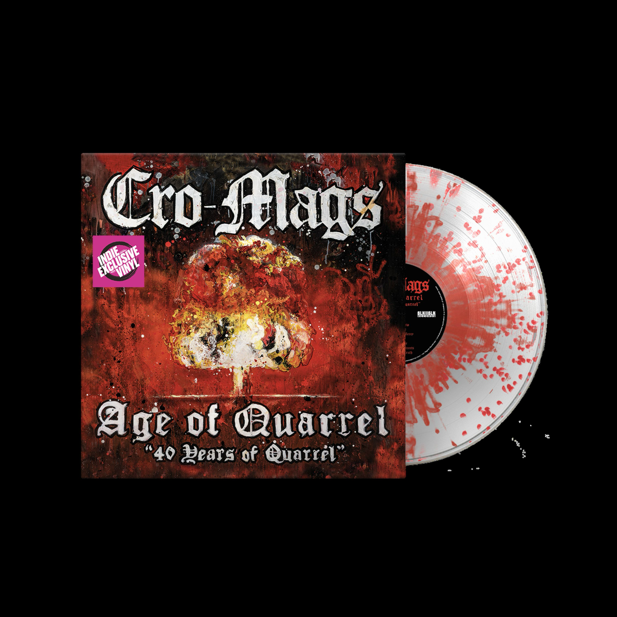 Cro-Mags Age Of Quarrel: 40 Years Of Quarrel (Indie Exclusive) [Crystal Red Splatter]