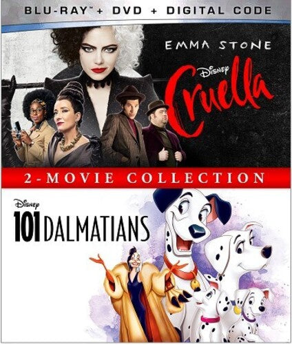Cruella & 101 Dalmatians (Animated): 2-Movie Coll Cruella / 101 Dalmatians (Animated): 2-Movie Collection - 4-Disc Blu-Ray Set