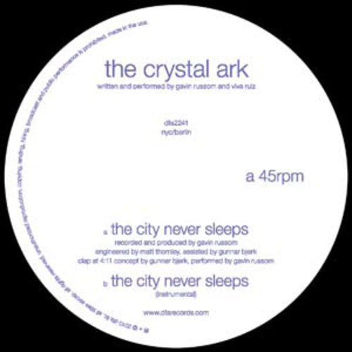 Crystal Ark The City Never Sleeps - Record Album - Vinyl LP