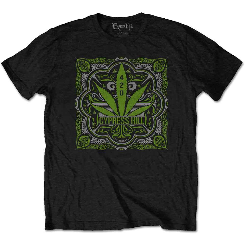 Cypress Hill 420 Leaf Black