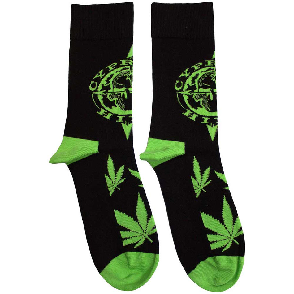 Cypress Hill Logo & Leaves Black
