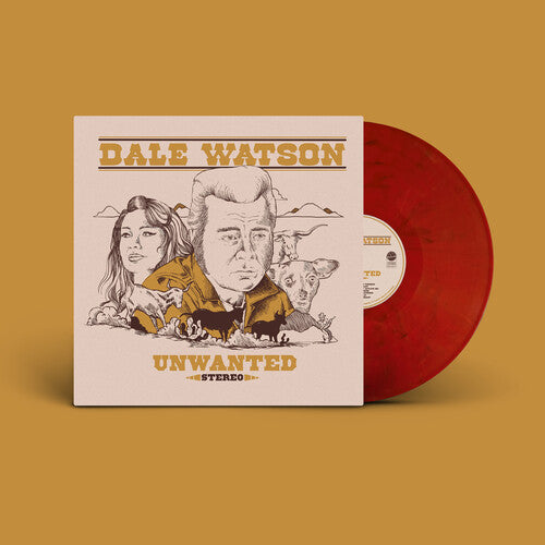 Dale Watson Unwanted - Red - Record Album - Vinyl LP
