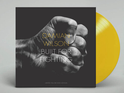 Damian Wilson Built For Fighting (Transparent Yellow Vinyl) - Record Album - Vinyl LP
