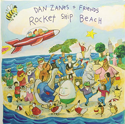 Dan Zanes Rocket Ship Beach - Record Album - Vinyl LP