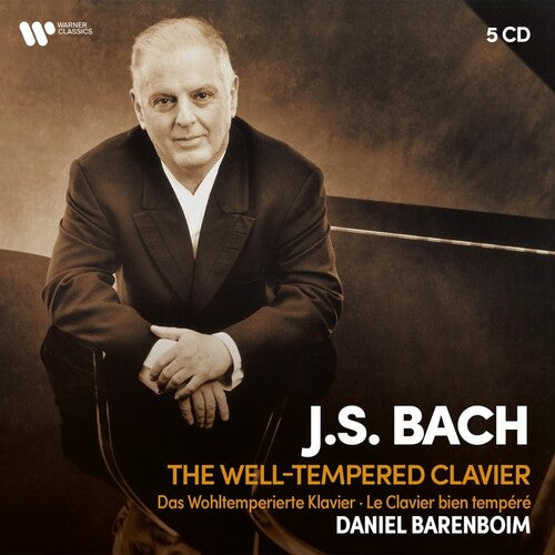 Daniel Barenboim Bach: The Well-Tempered Clavier - 5-Disc CD Album