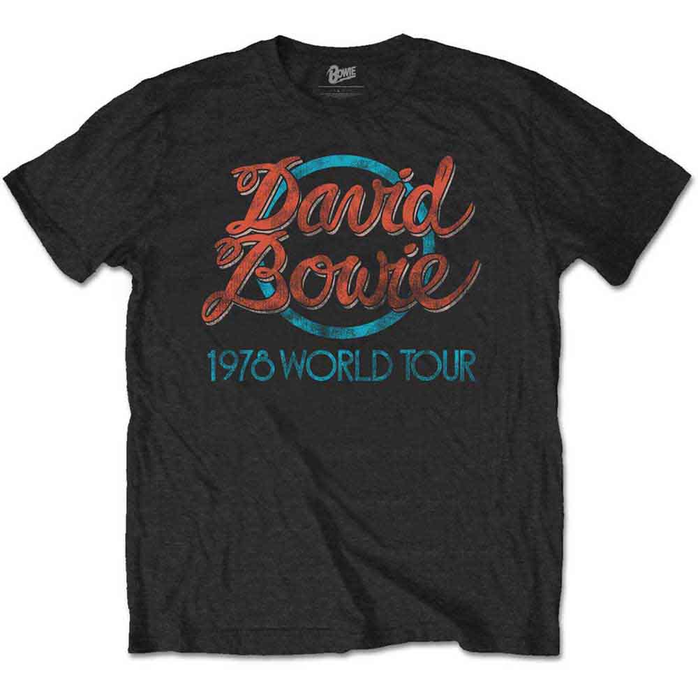David Bowie 1978 World Tour Black