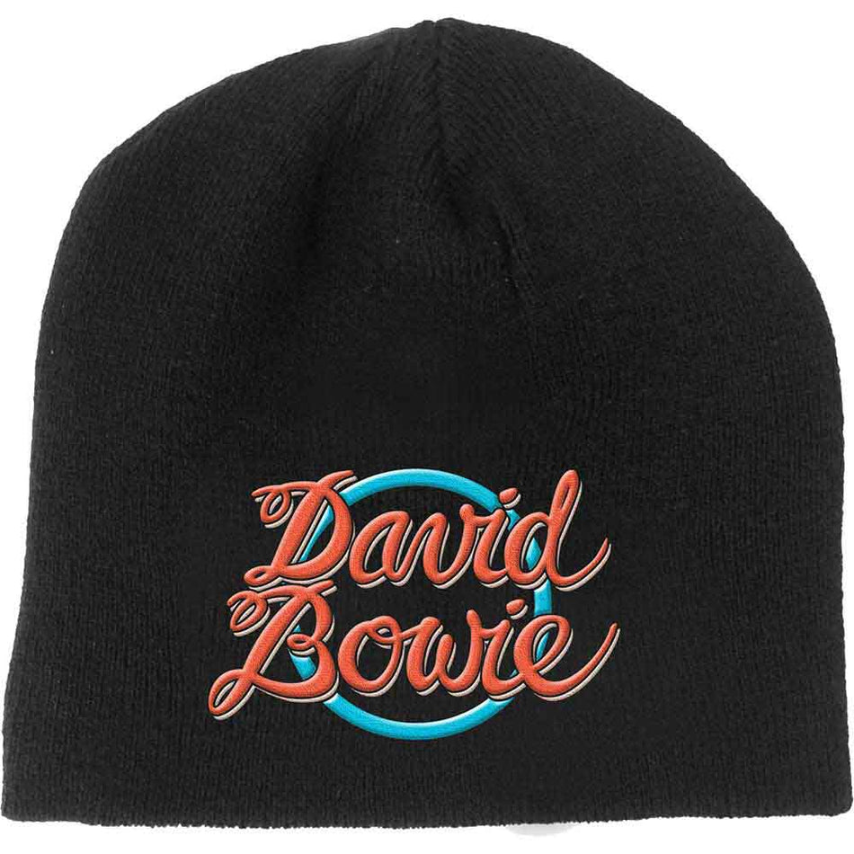 David Bowie 1978 World Tour Logo Black
