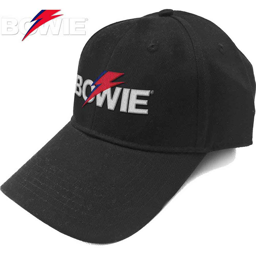 David Bowie Aladdin Sane Bolt Logo Black